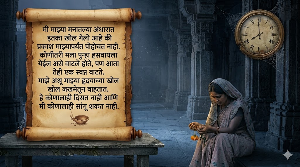 Deep Sad Quotes in Marathi