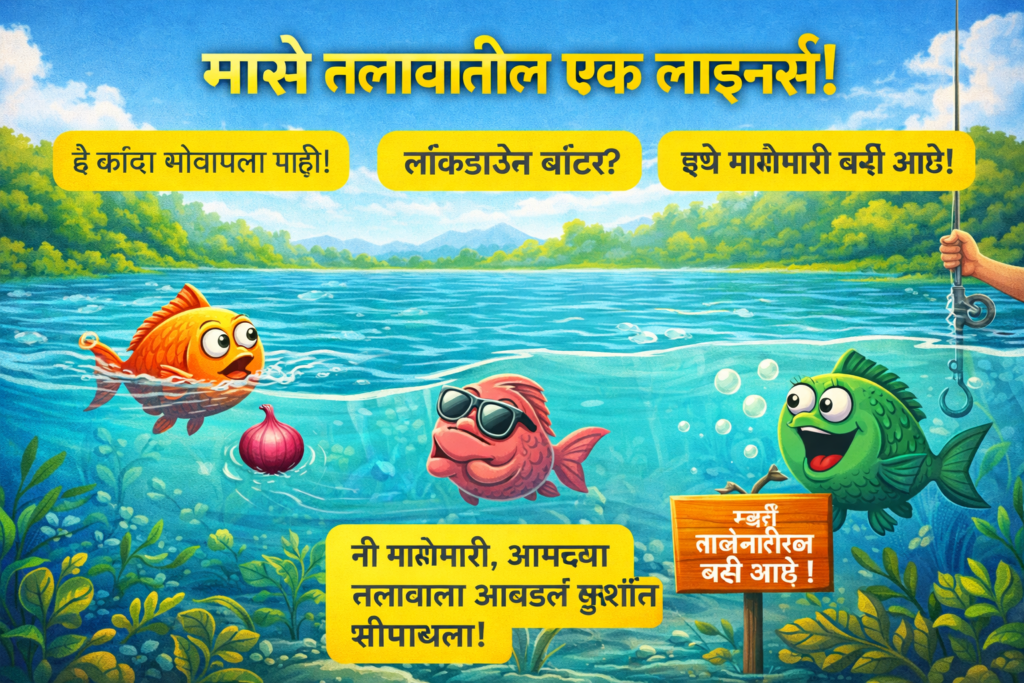 Marathi Fish Pond One-Liners