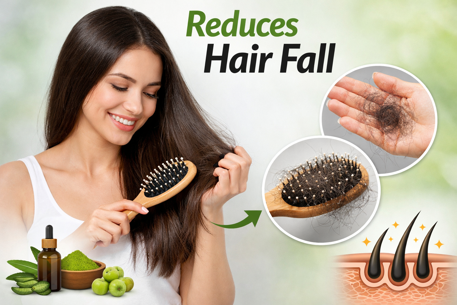 Reduces Hair Fall