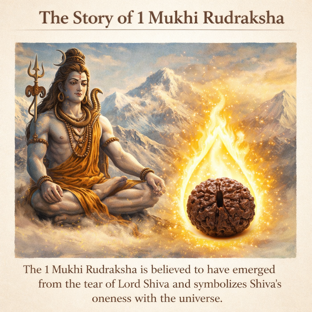 Story of 1 Mukhi Rudraksha