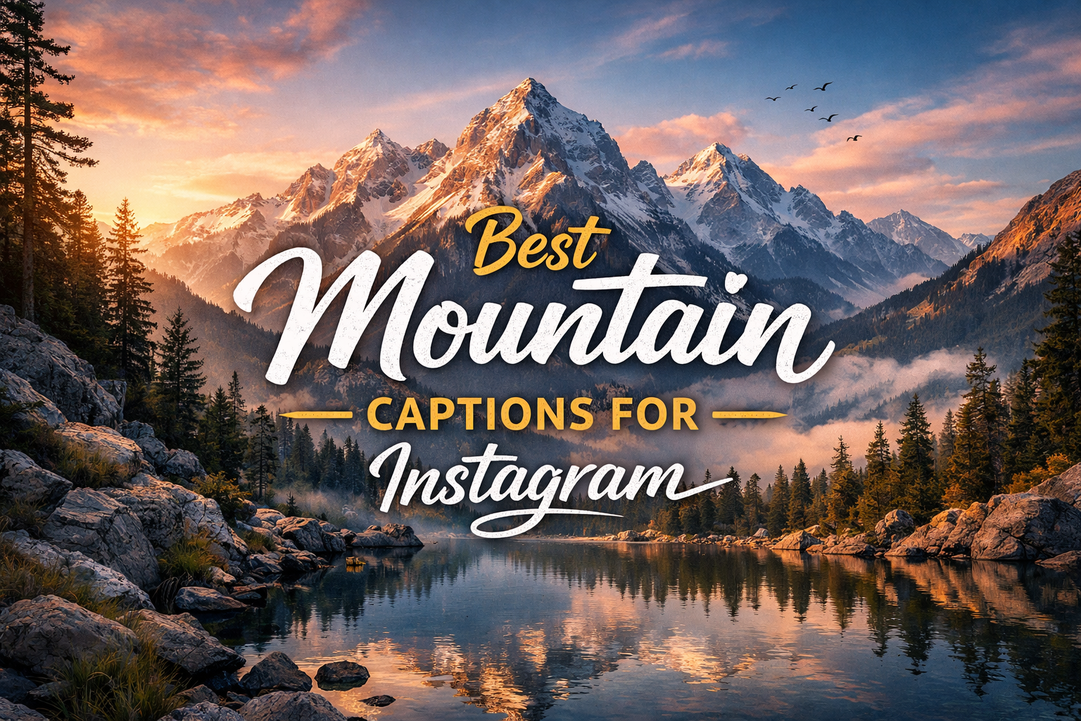 Best Mountain Captions for Instagram