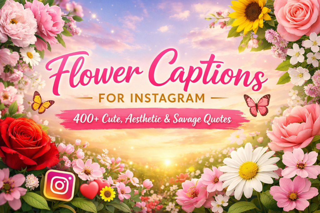 Flower Captions For Instagram