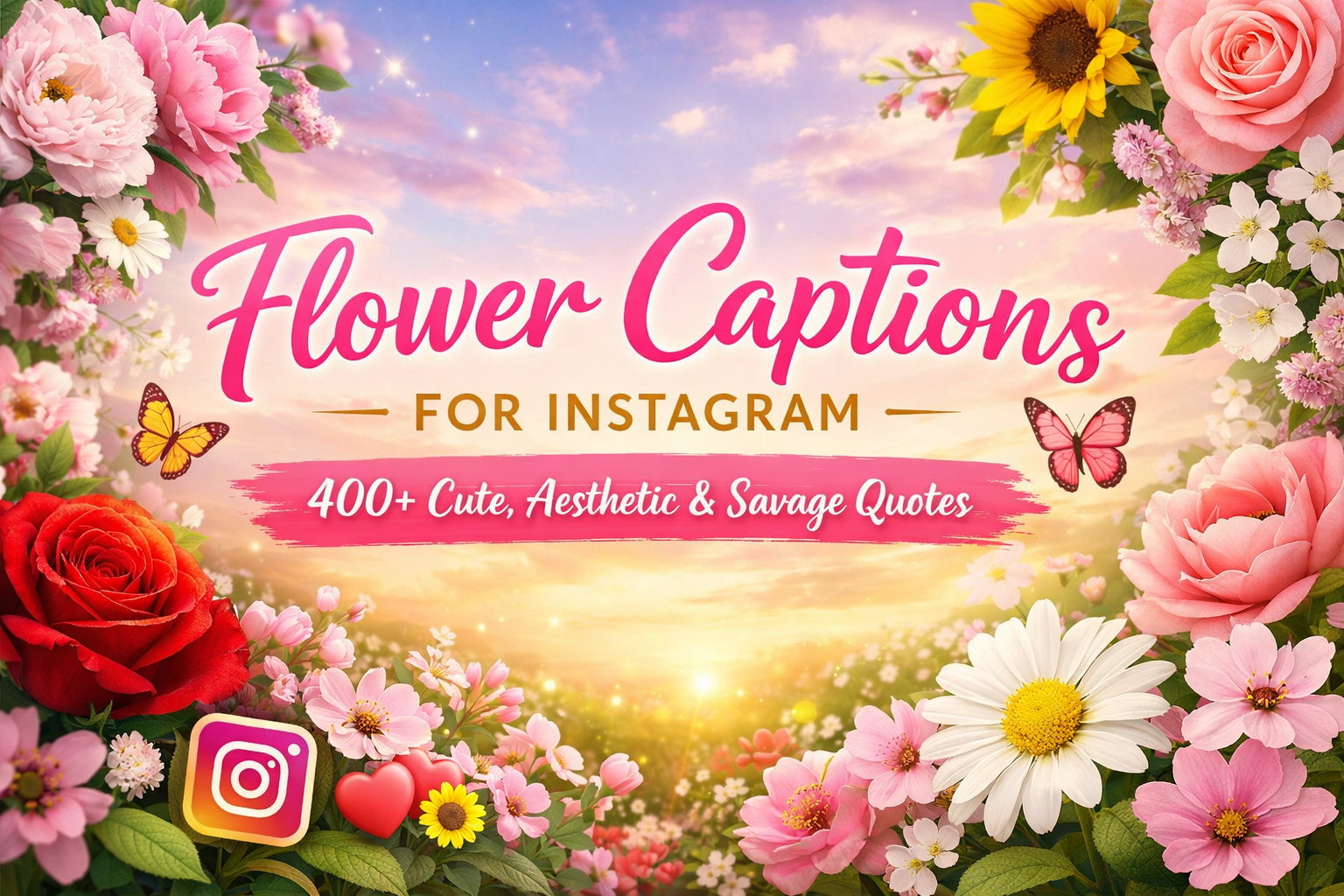 Flower Captions For Instagram