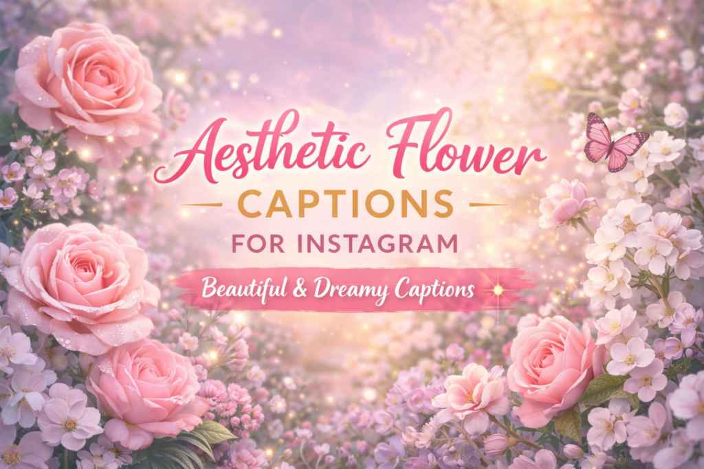 Aesthetic Flower Captions for Instagram
