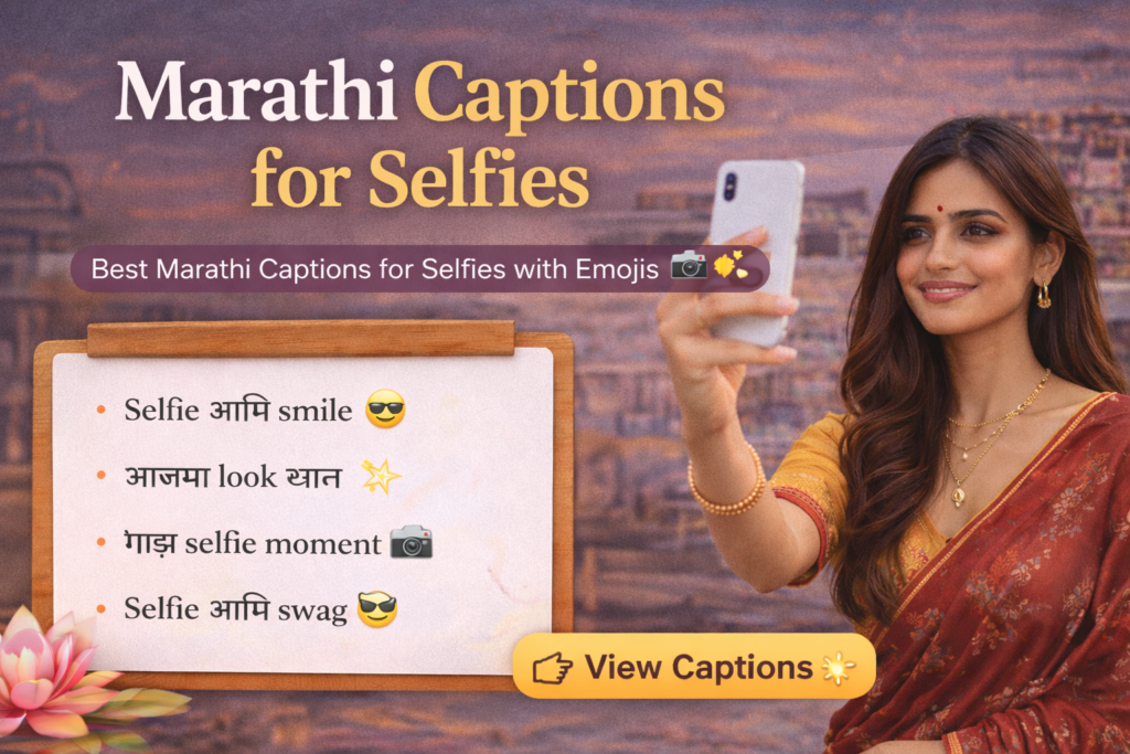 Marathi Captions for Selfies