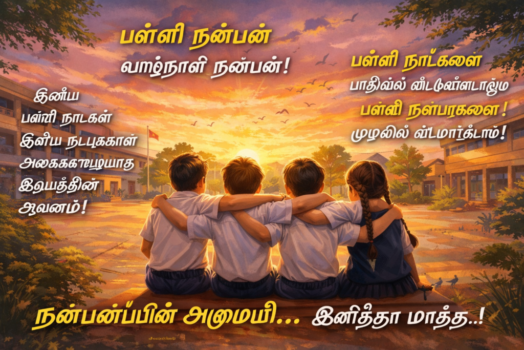School Friendship Quotes in Tamil