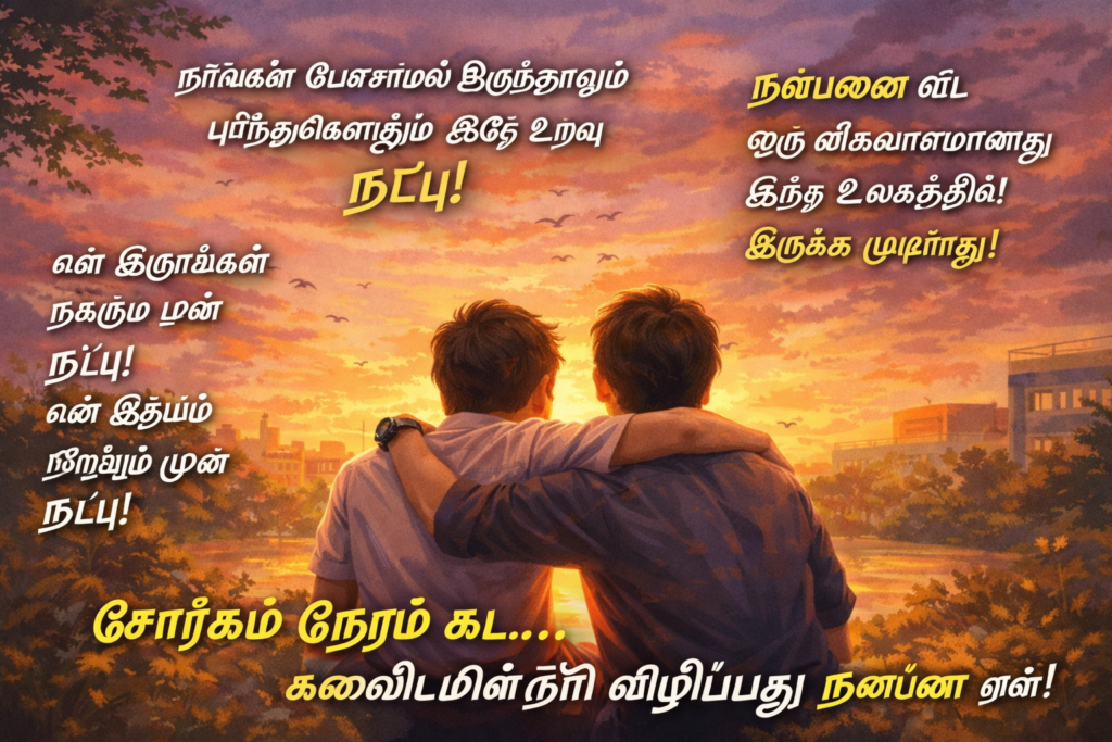 Emotional Friendship Quotes in Tamil