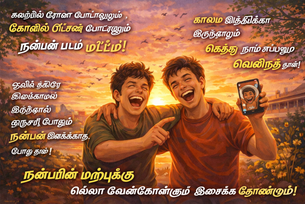 Funny Friendship Quotes in Tamil