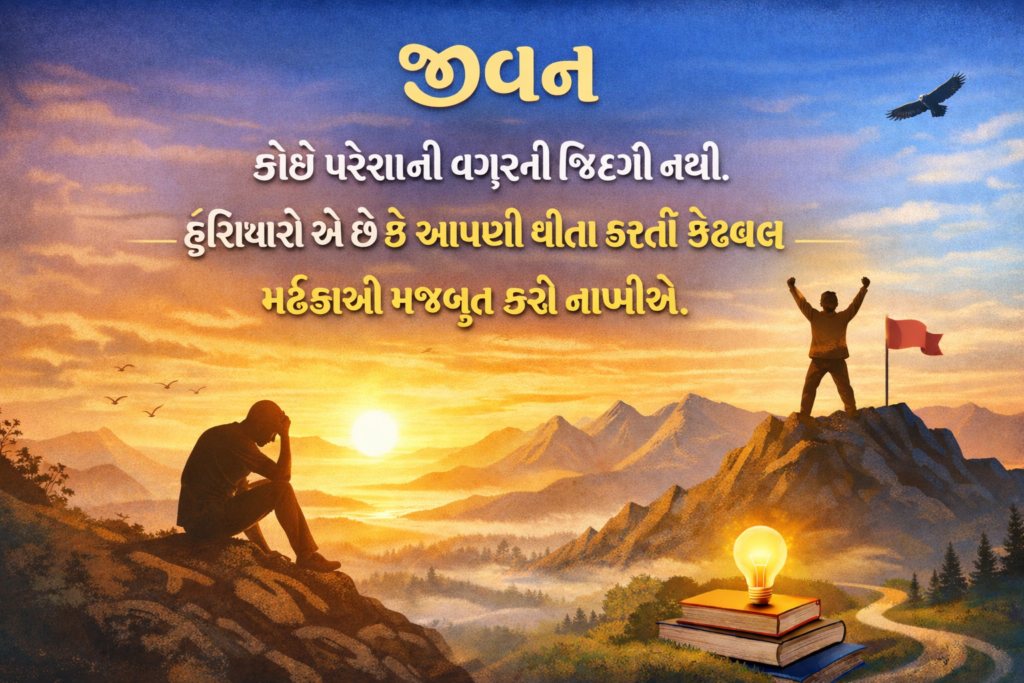 Life Motivational Quotes in Gujarati