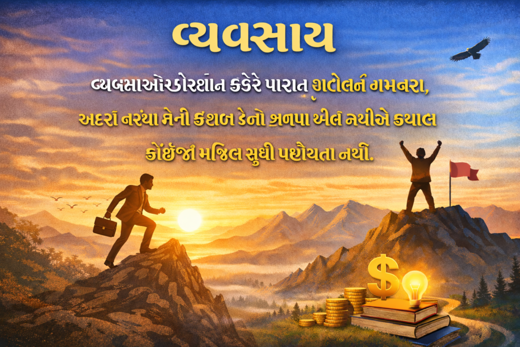 Business Motivational Quotes in Gujarati