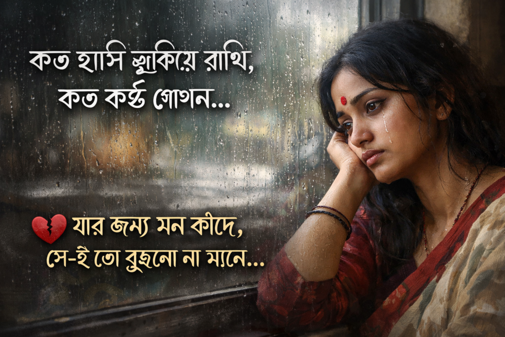 Bengali Sad Caption
