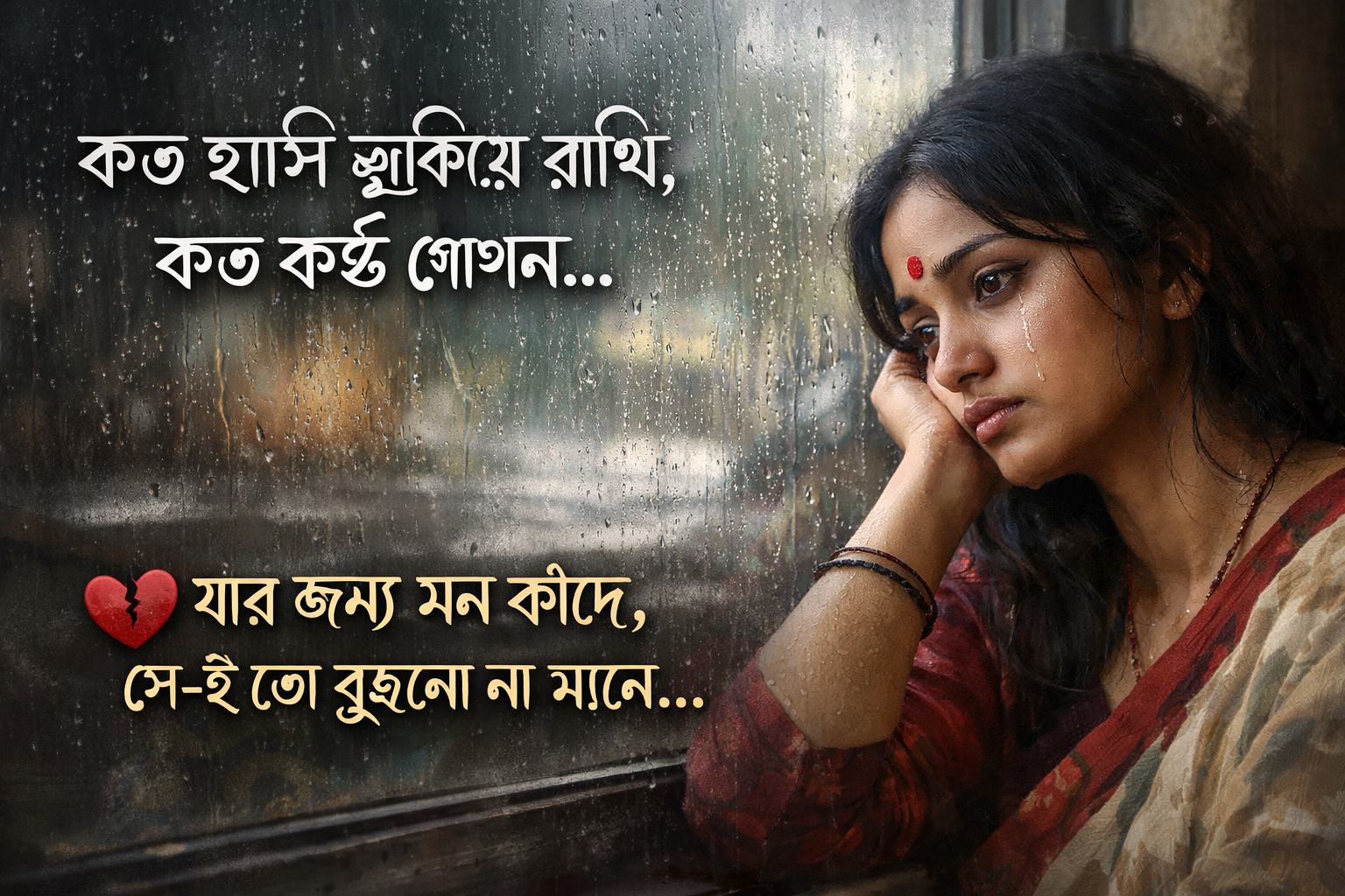 Bengali Sad Caption