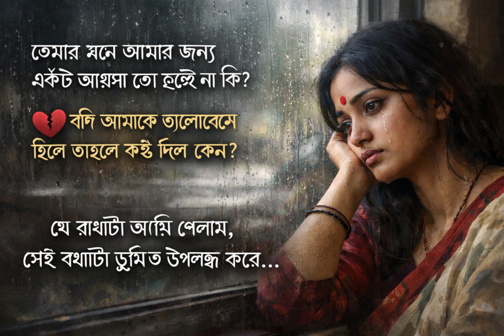 Short Bengali Sad Captions for Instagram