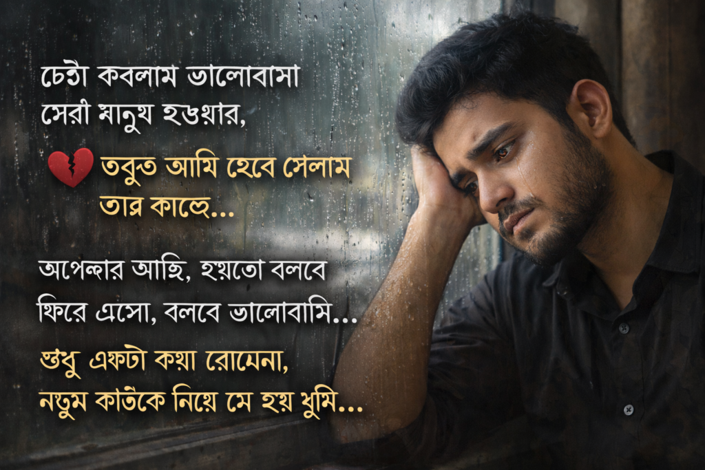 Bengali Sad Captions for Boys