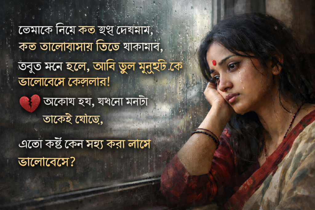 Heart Touching Bengali Sad Captions