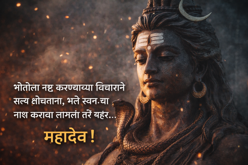mahadev caption in marathi