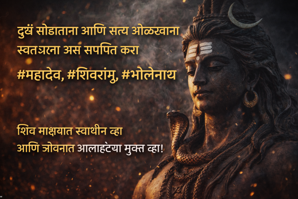 Mahadev Instagram Captions in Marathi