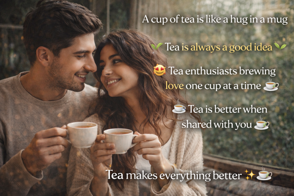 Tea Lover Quotes & Captions