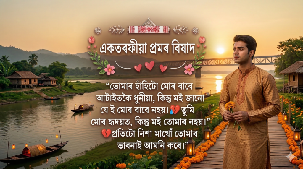 One Sided Love Quotes in Assamese