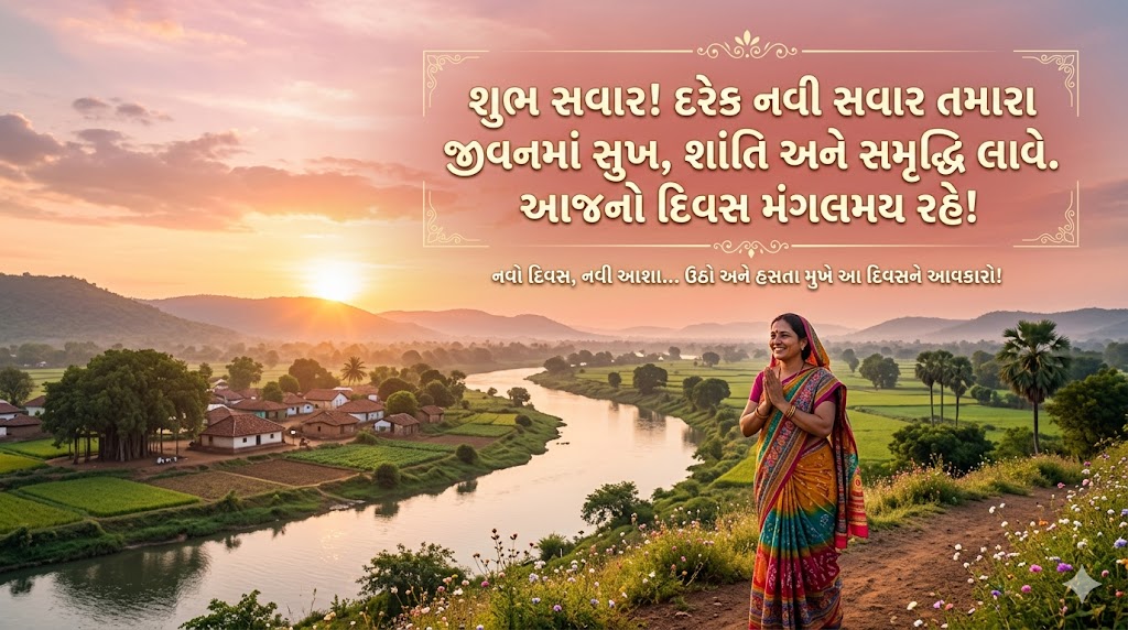 Positive Good Morning Quotes in Gujarati