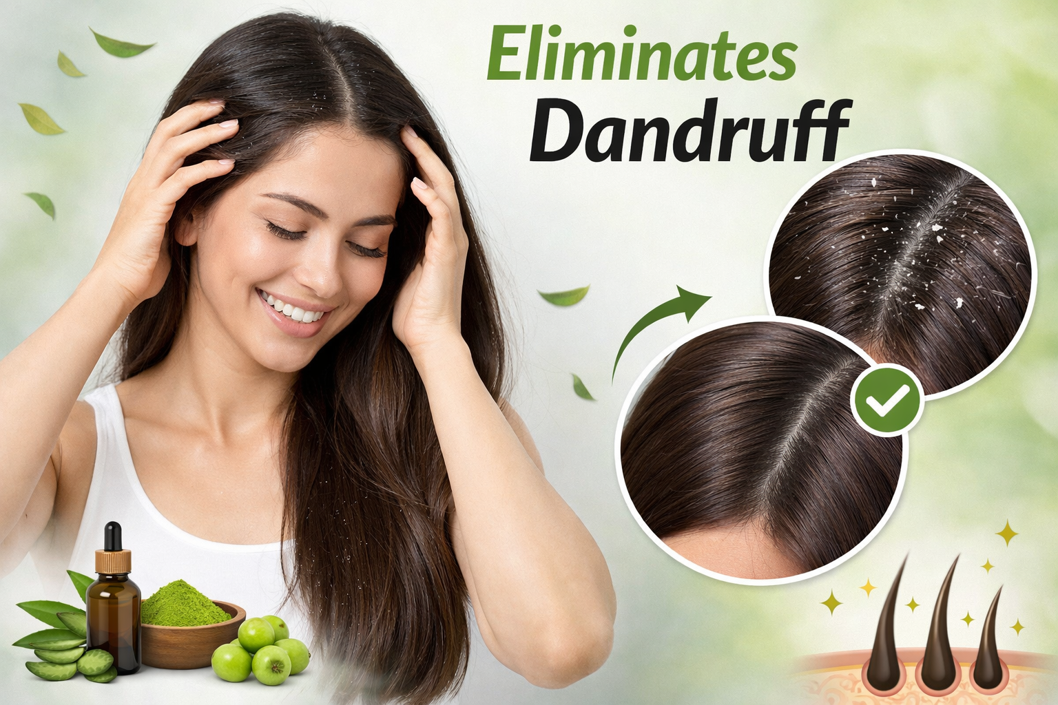 Eliminates Dandruff