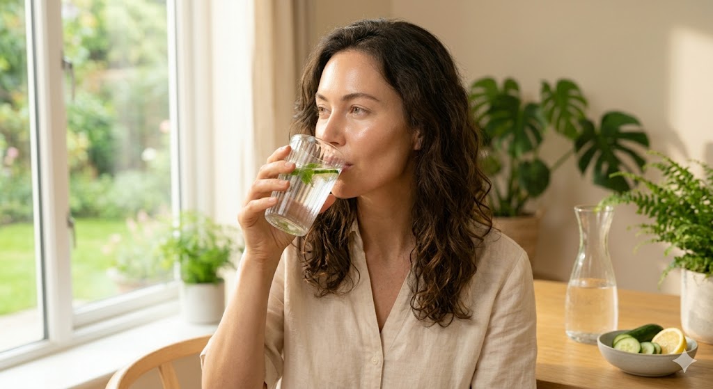 Stay Hydrated for Natural Glow