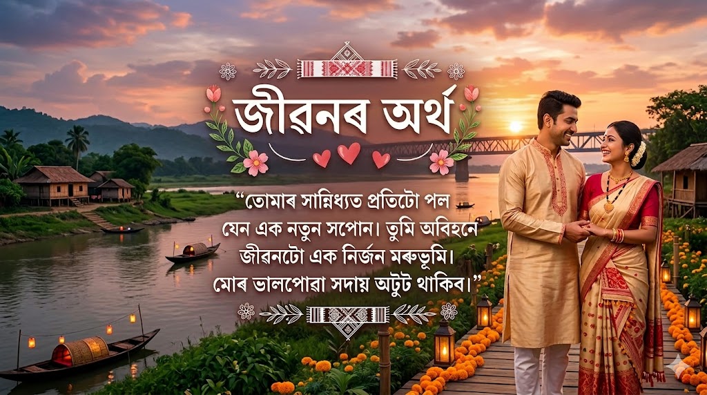 Romantic Love Quotes in Assamese 