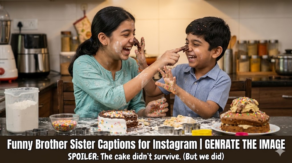 Funny Brother Sister Captions for Instagram