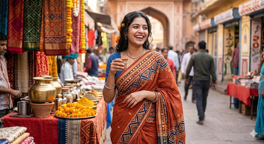 Short Saree Captions in Hindi