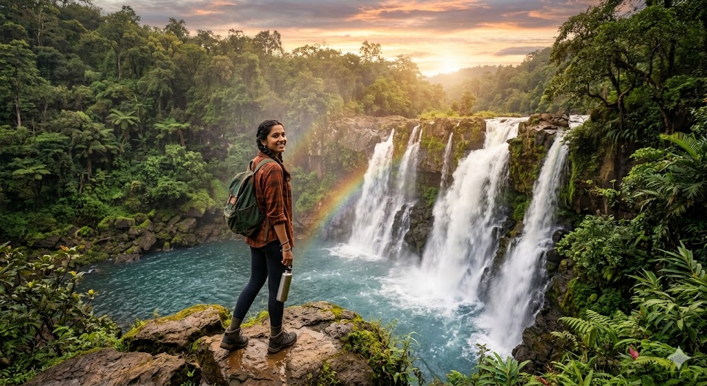 Beautiful Waterfall Captions for Instagram