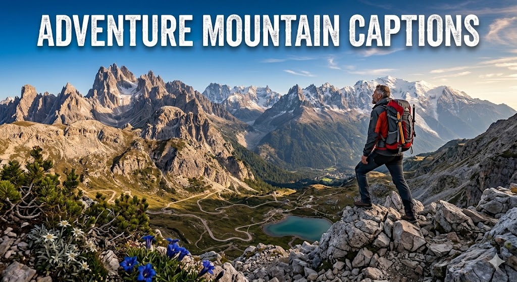 Adventure Mountain Captions