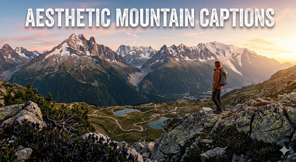Aesthetic Mountain Captions 