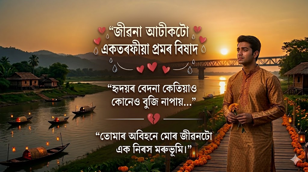 Sad Love Quotes in Assamese
