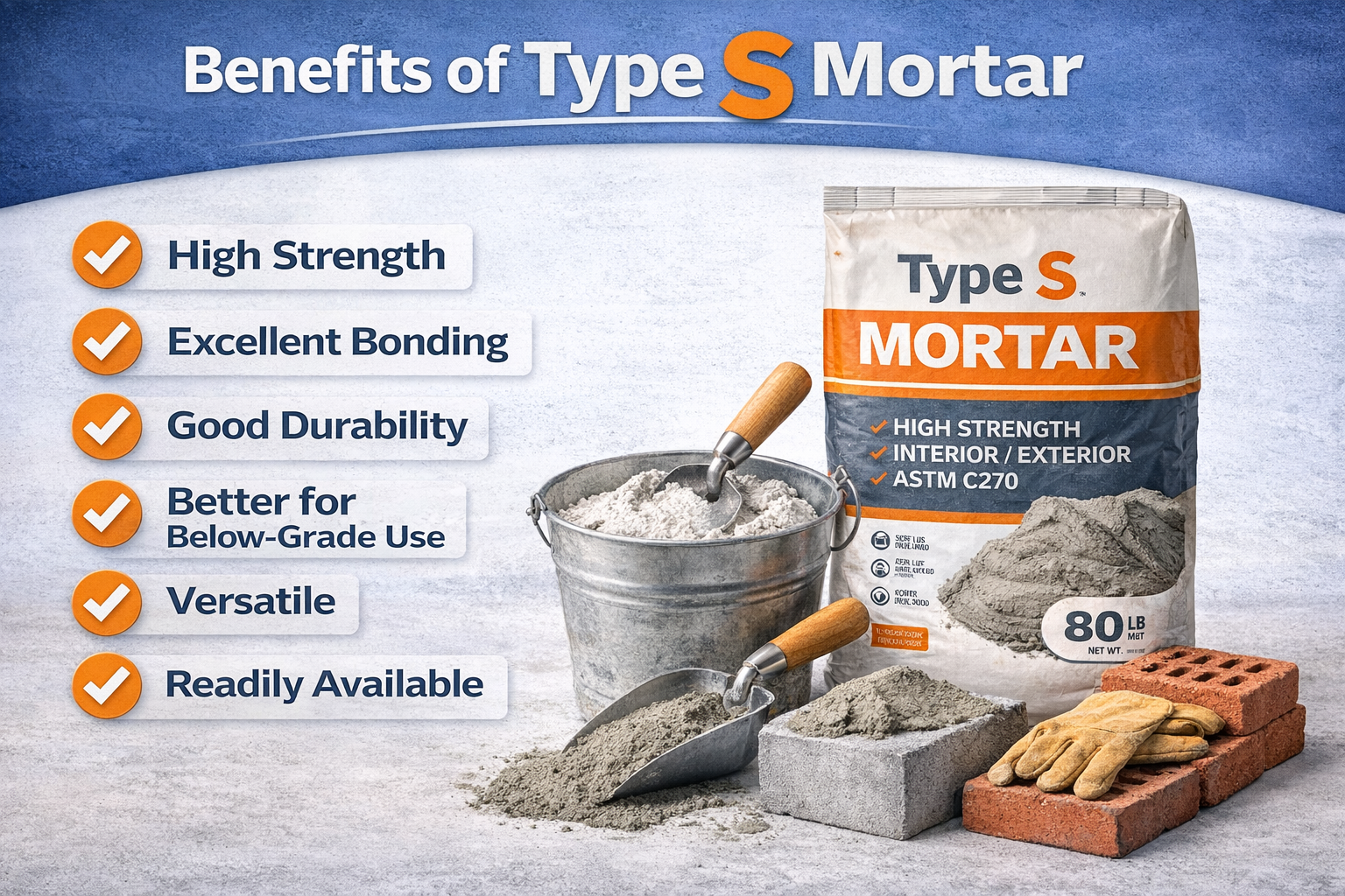 Benefits of Type S Mortar