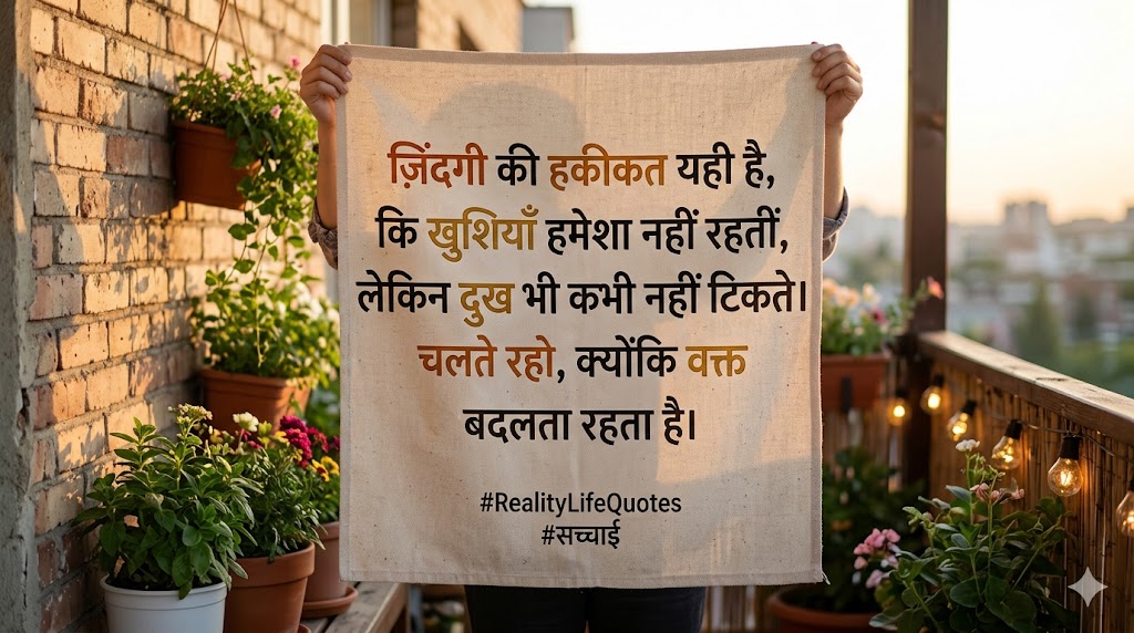Reality Life Quotes in Hindi