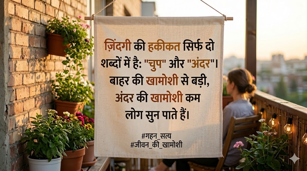 Deep Reality of Life Quotes in Hindi