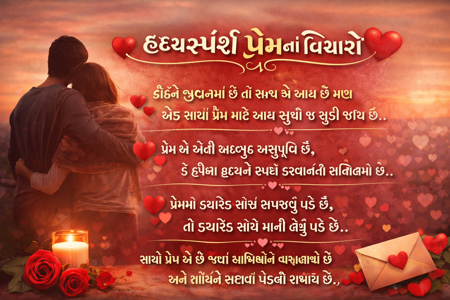 Heart Touching Love Quotes in Gujarati