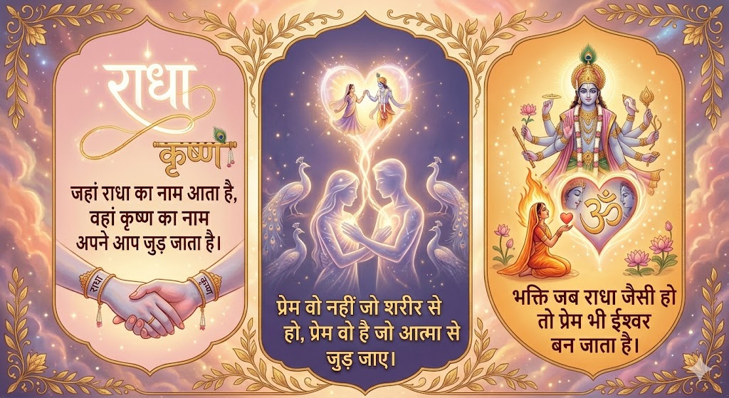 Krishna Love Quotes in Hindi
