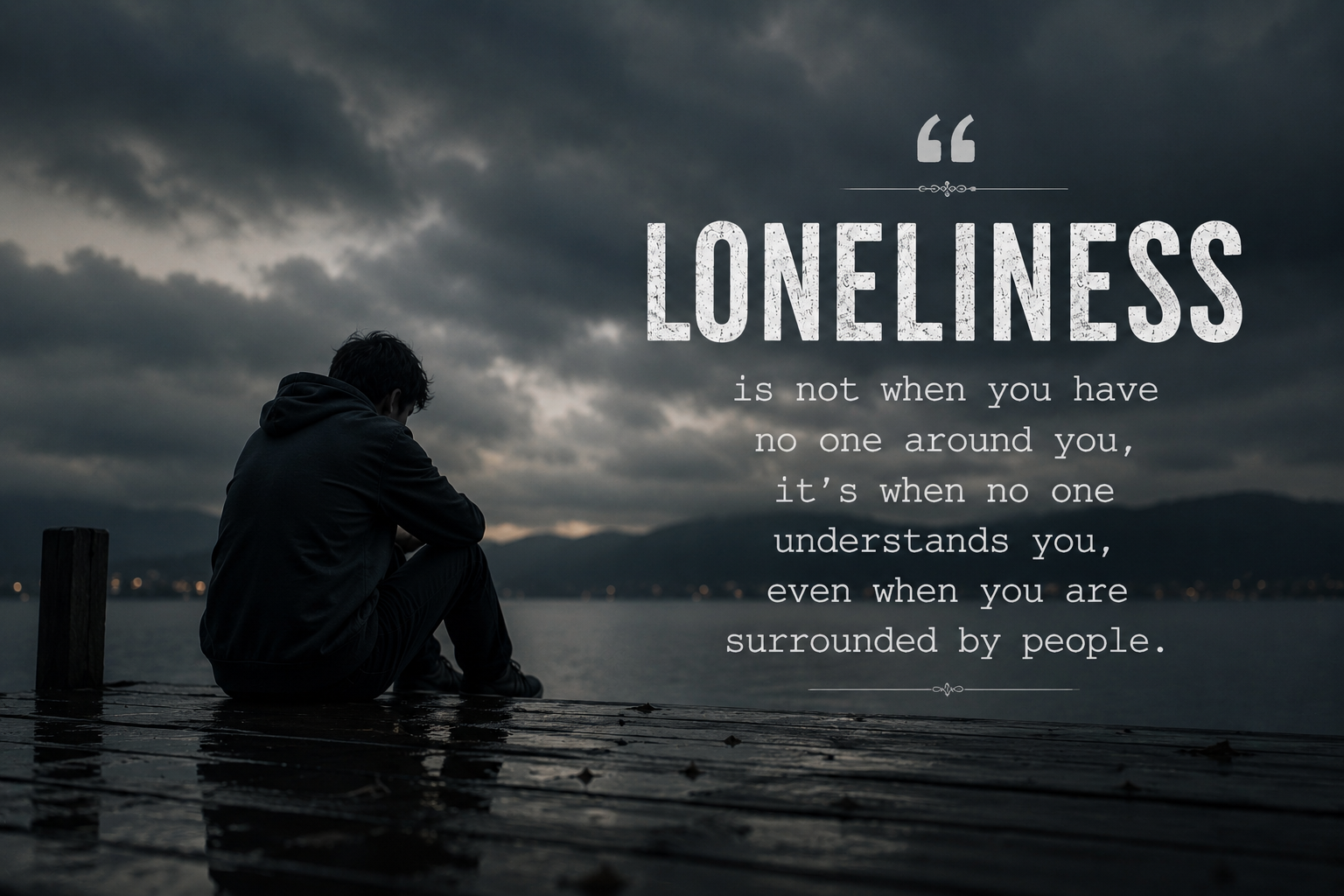Deep Feeling Lonely Quotes