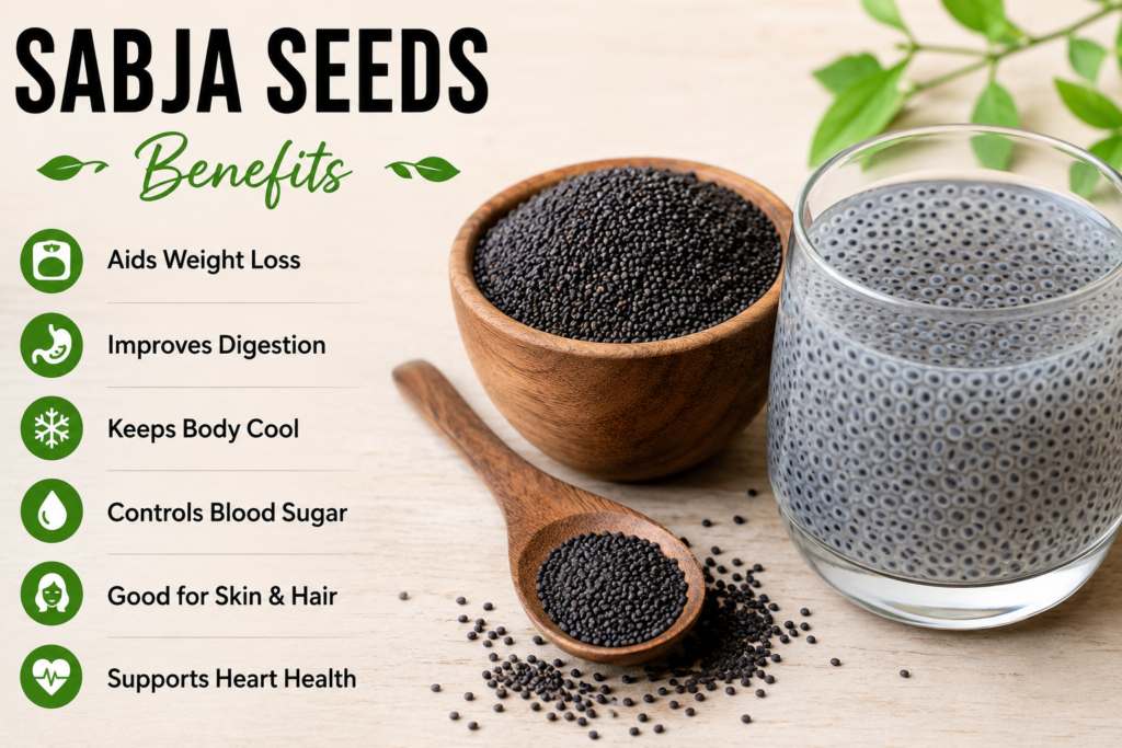 Sabja Seeds Benefits