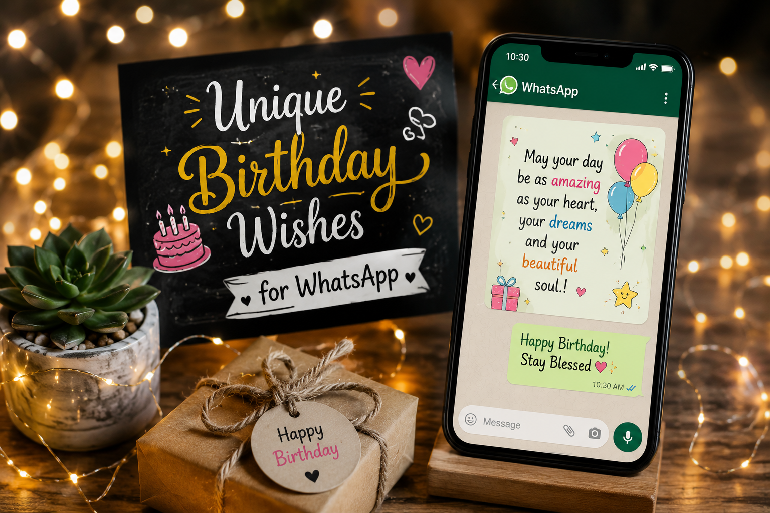 Unique Birthday Wishes for WhatsApp