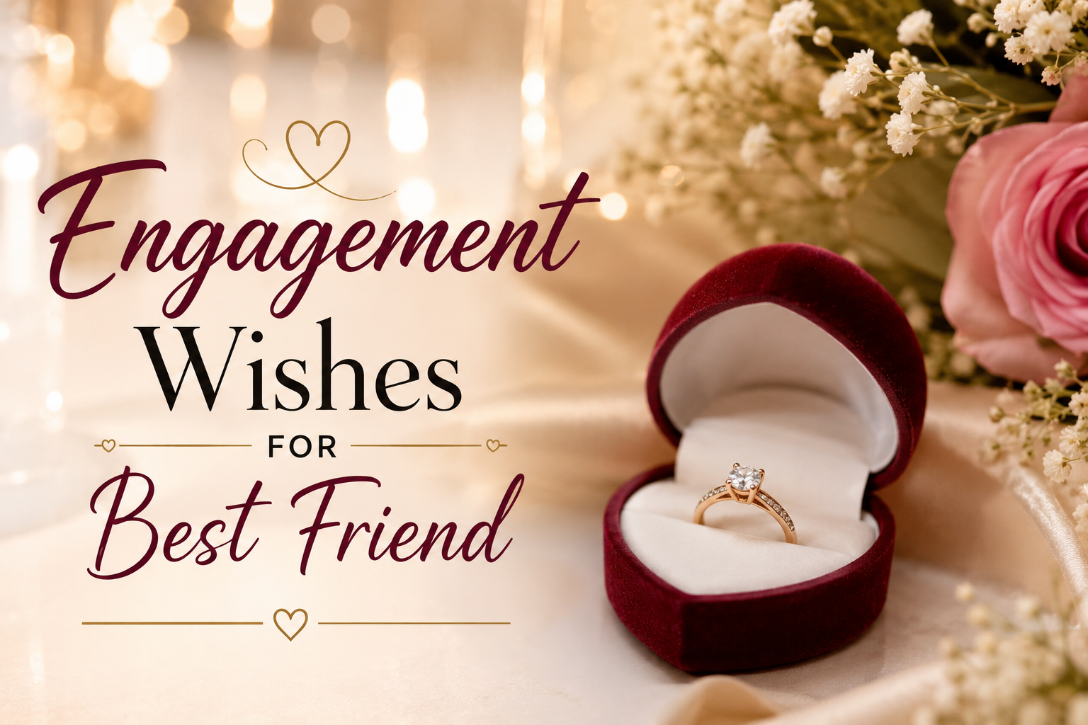 Engagement Wishes for Best Friend