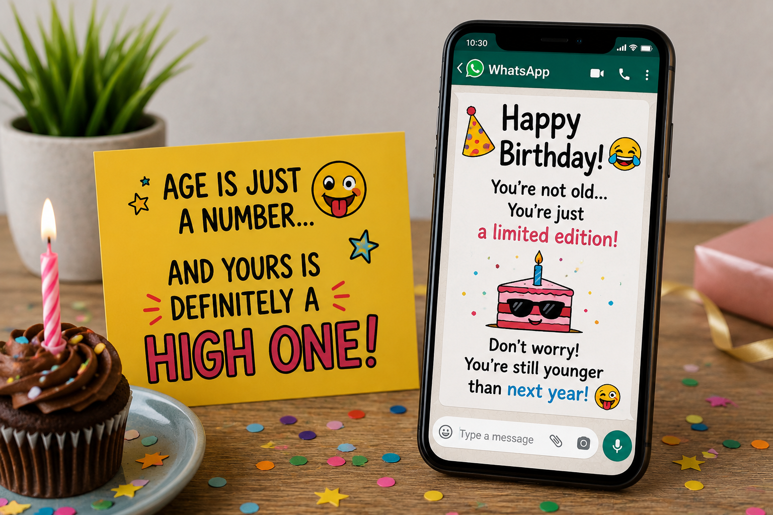 Funny Birthday Wishes for WhatsApp