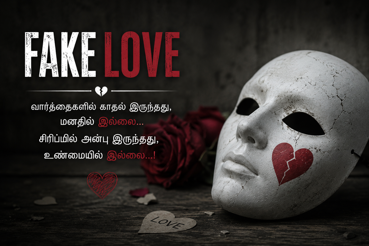 Fake Love Quotes in Tamil