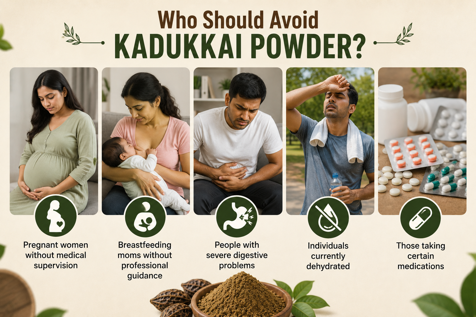 Who Should Avoid Kadukkai Powder?