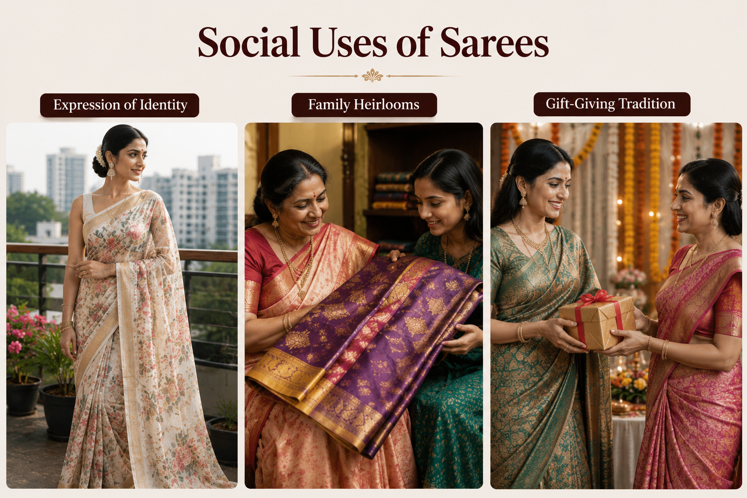 Social Uses of Sarees