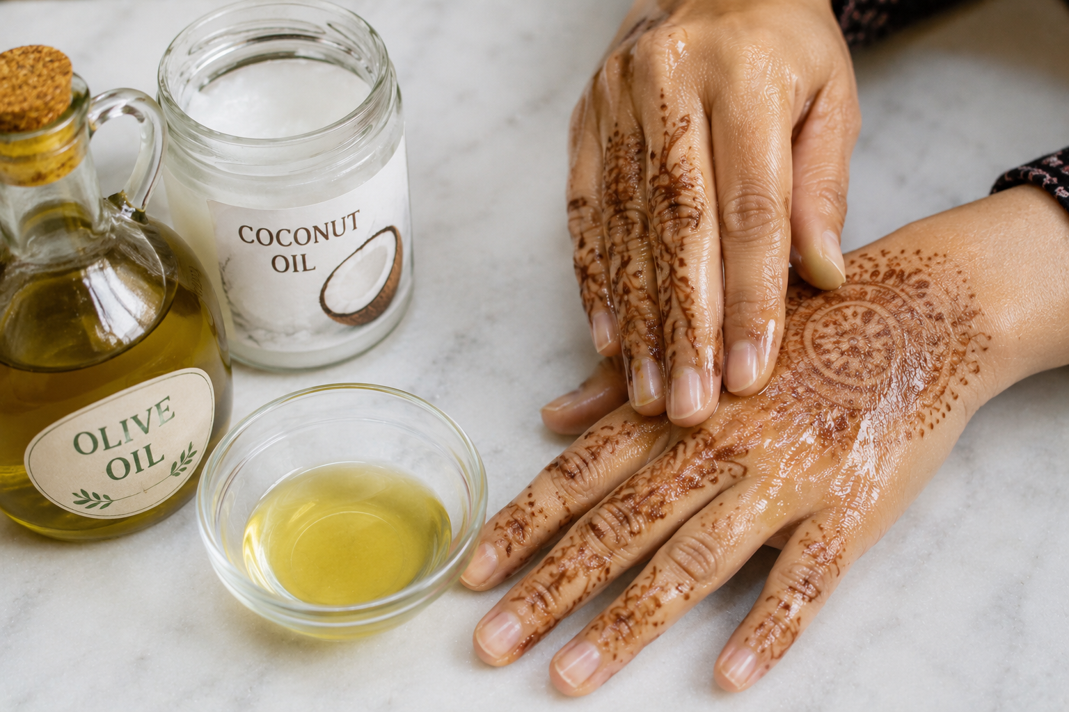 Using Coconut Oil or Olive Oil