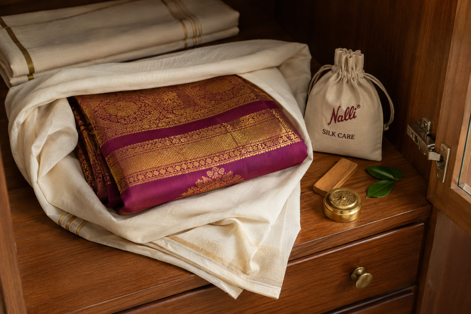 Maintenance of Your Pure Kanjivaram Silk Saree