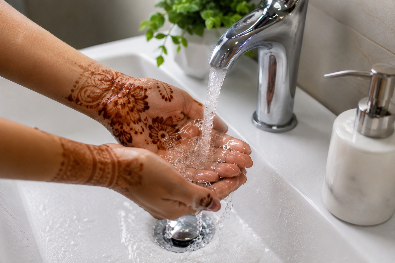 Wash Hands Frequently with Warm Water