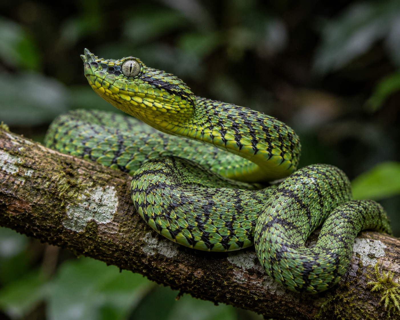 Hump-Nosed Pit Viper